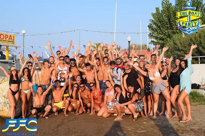 Boat Party Cruise with Live DJ - Kallithea Springs: Beer Splash Competition and Sun-Drenched Dancing