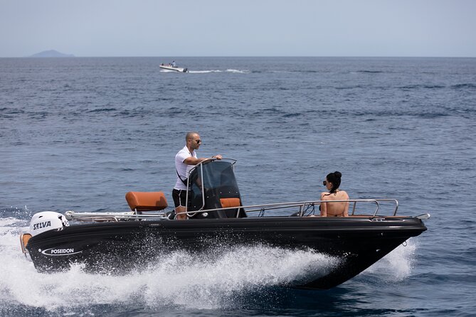 Boat Rental in Santorini License Free - What’s Aboard Santorini Blue Waves: Comfort, Safety, and Fun