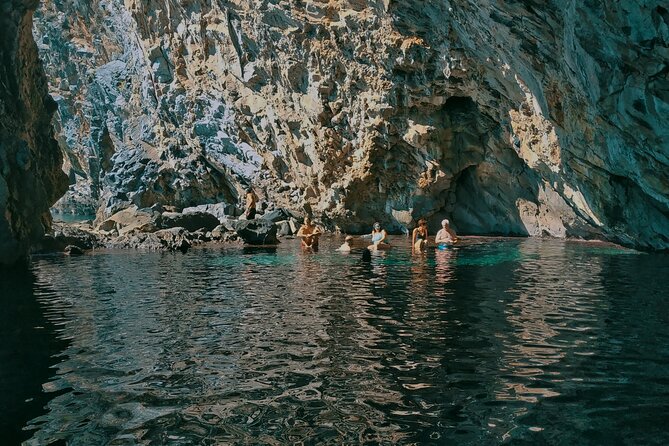 Boat Trip "Sea Caves of Thetis" - Limnionas Beach break: your main swim and relax block