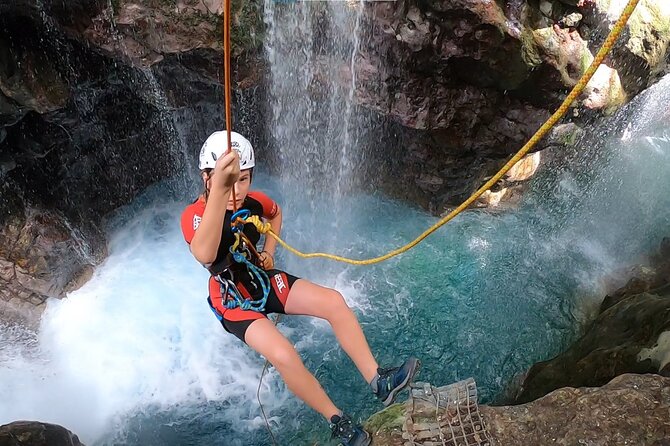 Canyoning in the water - Kourtaliotiko Gorge - Walking Into Kourtaliotiko Gorge, then going vertical