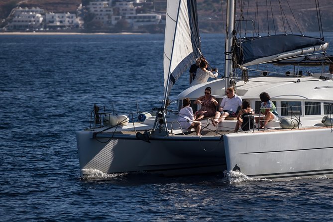 Catamaran Day & Sunset Cruises with meals Drinks and transportation - Rhenia’s Two-Hour Swim and Snorkel Stop