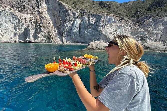 Catamaran Semi Cruise Paros Antiparos includes Food and Drinks - Pickup, meeting, and what to bring for a comfy sea day
