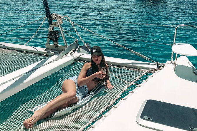 Chania: Afternoon Catamaran trip - Dinner, Drinks & Sunset - Dinner on board: Mediterranean food plus the good drink schedule