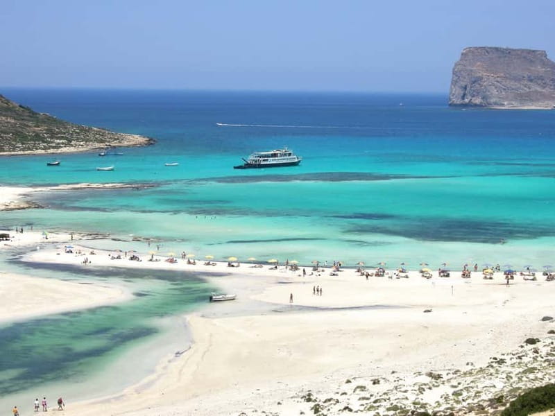 Chania: Balos Gramvousa Cruise with Transfer and Boat Ticket - Boarding at Kissamos: Boat Comfort, Seating, and On-Board Food