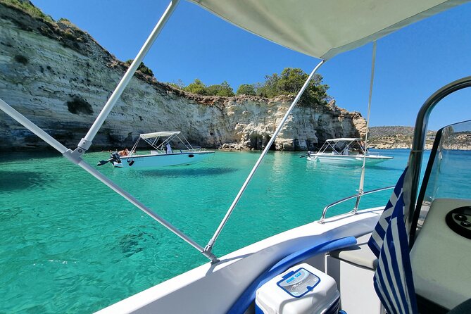 Chania: Boat Rental Almyrida - Training first, then captain mode