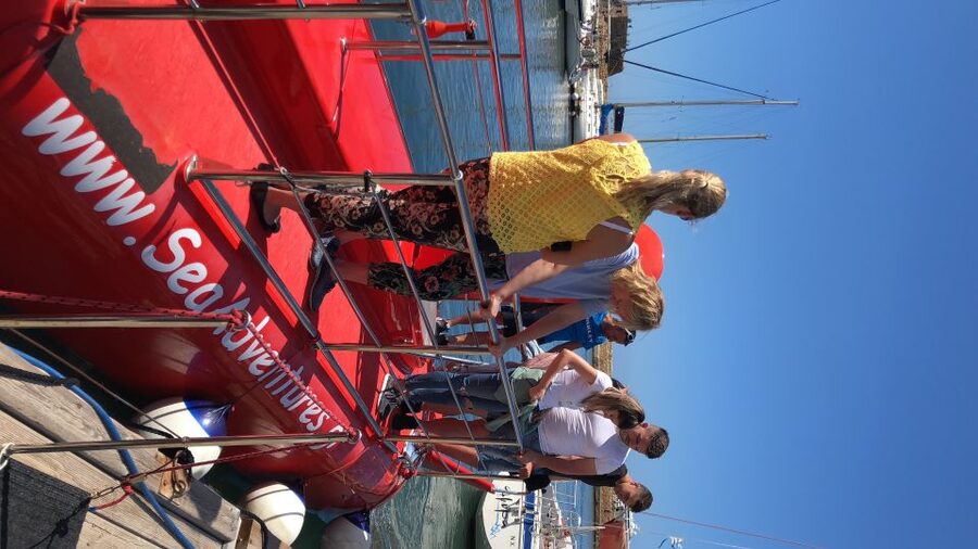 Chania: Semi-Submarine Boat Underwater Experience - The route in real time: old port loop to the wave-thruster area