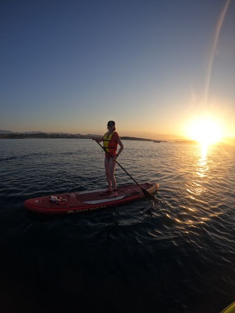Chania: Stand-up Paddleboard Coastal Sunset Experience - The swim break: how it fits the sunset mood