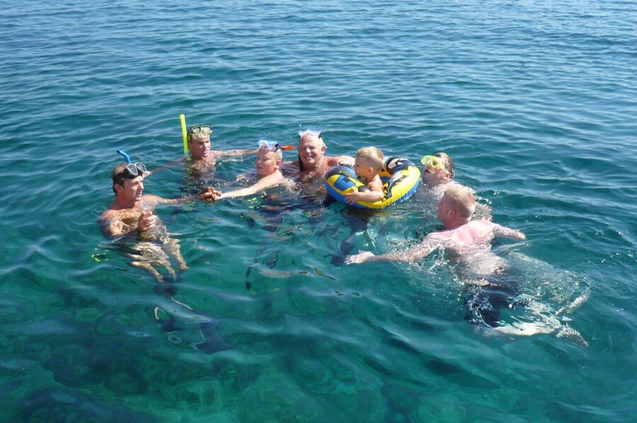 Chania Town: Glass-Bottom Boat Cruise to Thodorou & Lazareta - Lazareta island: beach time, swimming options, and relaxing on board