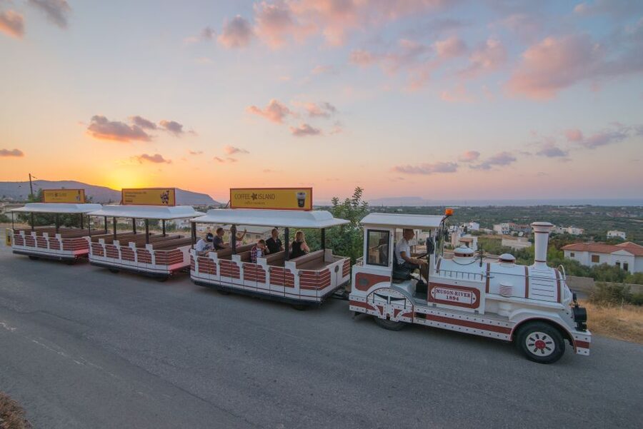 Chersonissos: Mini-Train City Highlights Tour - Analipsi and Anisaras Beaches, What You Likely Get From a Train Stop