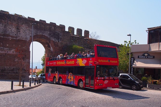 City Sightseeing Thessaloniki Hop-On Hop-Off Bus Tour - Audio guide and headphones: when it shines, when it falters