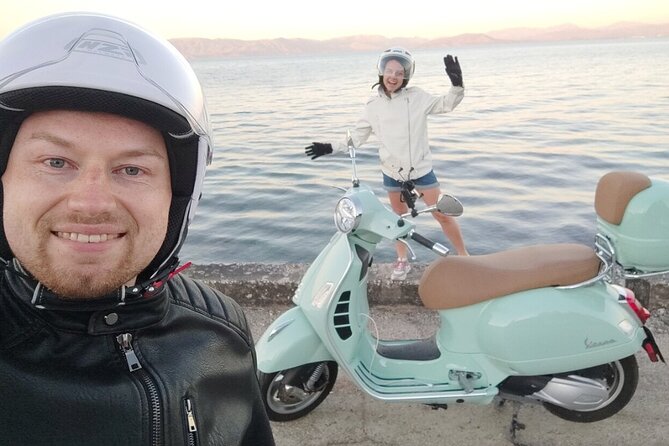 Corfu 300cc Vespa Scooter Rental - Getting the timing right, especially if you are coming from a cruise