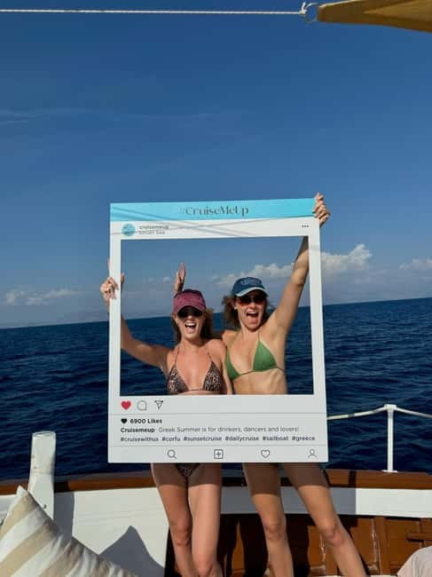 Corfu: Blue Lagoon and Cave Cruise with Drinks and Lunch - Blue Lagoon swim stop: time in the water, not just photos