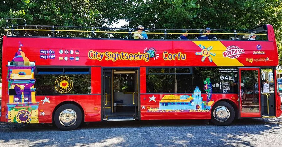 Corfu: City Sightseeing Hop-On Hop-Off Bus Tour - Old Town time: cobbled streets, squares, and church architecture