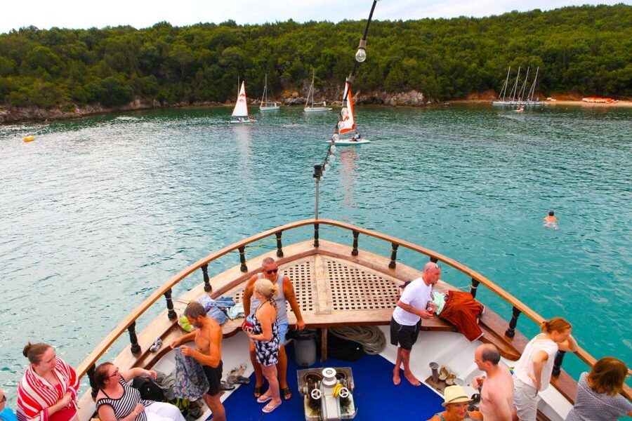 Corfu: Day Cruise to the Blue Lagoon with Visit to Syvota - Bella Vraka beach: snorkel-friendly coves without the long slog