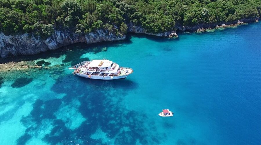 Corfu: Day Cruise to the Blue Lagoon with Visit to Syvota - Syvota on the mainland: 1.45 hours to walk, browse, and reset