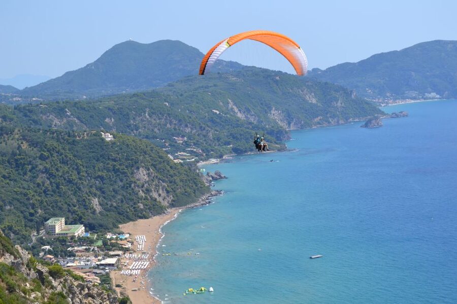 Corfu: Paragliding Tandem Flight Above Pelekas Town - Paragliding when it’s working, paratrike when it isn’t