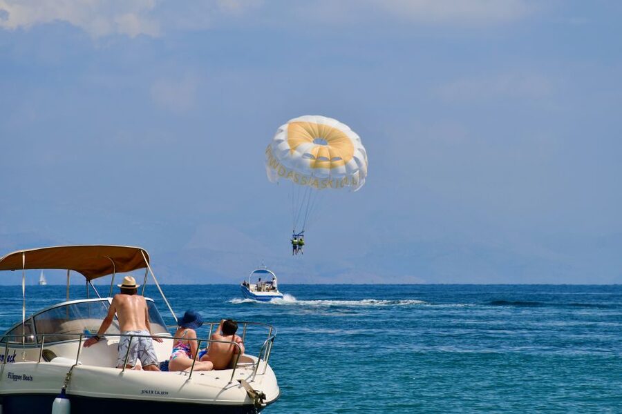 Corfu: Parasailing Adventure Near Corfu Town - The Speedboat Ride and Waiting on the Water