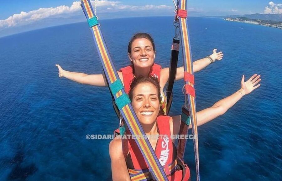 Corfu: Parasailing Experience for 2 in Sidari - Where the experience starts at Sidari Watersports HQ