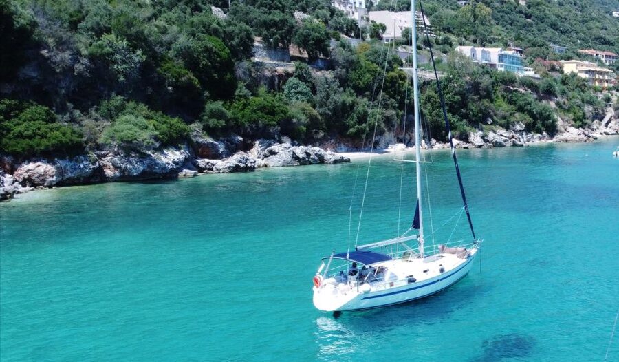 Corfu: Private Sailing Yacht Cruise - Setting Off From the Marina, Then Framing Old Town From Sea Level