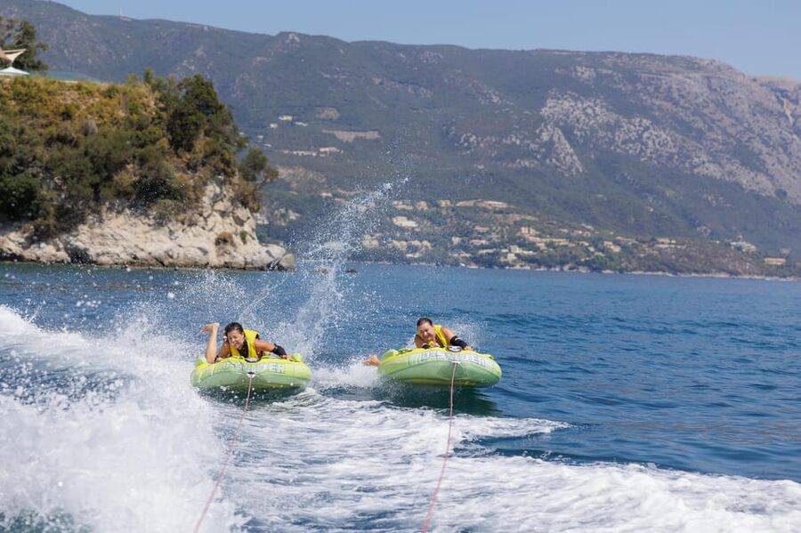 Corfu: Watersports Combo for 2 - Water skiing or wakeboarding: pick your option and expect coaching