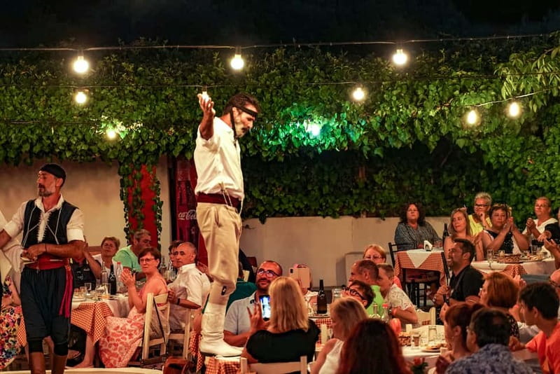 Cretan Night: Dinner & Live Show at Pano Karouzanos Village - Arriving in Ano Karouzanos: village streets, views, and photo time