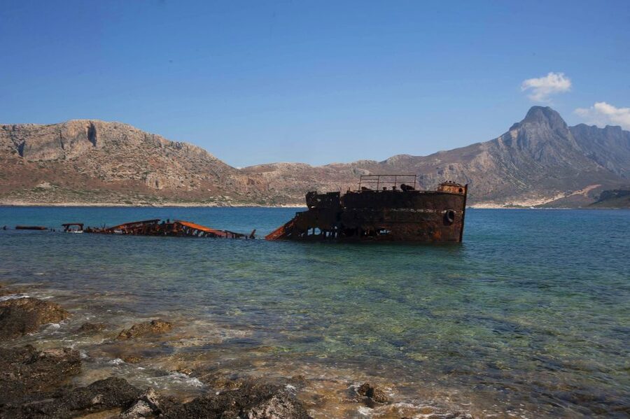 Crete: Balos and Gramvousa Cruise - On the water: cave visuals, sea turtles, and dolphin odds