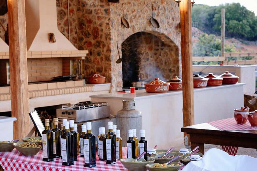 Crete: Knossos, Lasithi, Lasinthos and Olive Farm Combo Tour - Vidiani Monastery: short, calm, and not the tourist trap kind