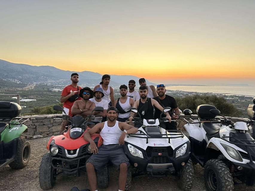 Crete: Off-Road Quad Safari Evening Tour with Hotel Transfer - Omalia Olive Press: olive oil tasting with a hands-on explanation