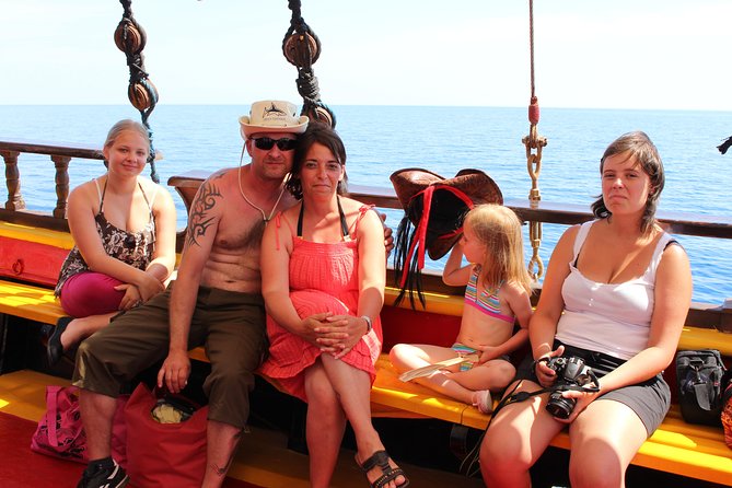 Crete Pirate Ship Cruise with the Black Rose to Stalis and Malia - St Georges Bay: where the clear water does the heavy lifting