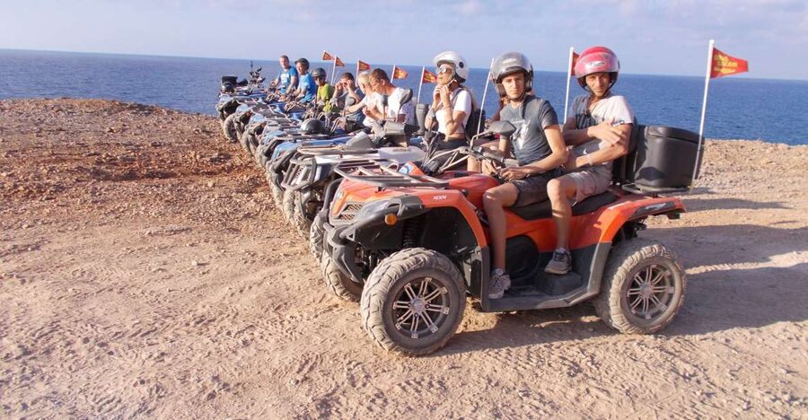 Crete: Quad Safari with Monastery, Malia Palace and Lunch - Malia Palace Pass-By, Then Up Toward the 800-Year Oak