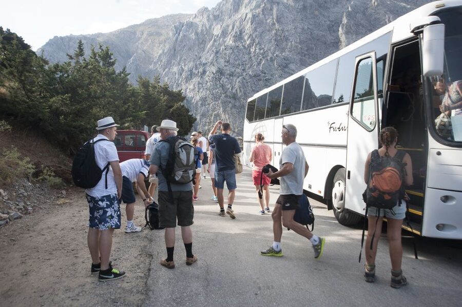Crete: Samaria Gorge Hike - The boat and ferry return: views while you recover