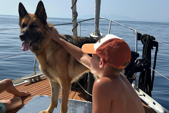 Day sailing Skiathos Skopelos with lunch on Rainbow yacht - Tsougria Island: the first swim stop that sets the tone