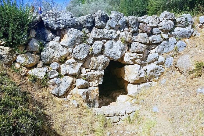 Day tour to Ancient Olympia,Ancient Sparta Mycenae Including Meal - Stop 1, Ancient Olympia: Sacred Grove, Zeus, and why the stadium still hits