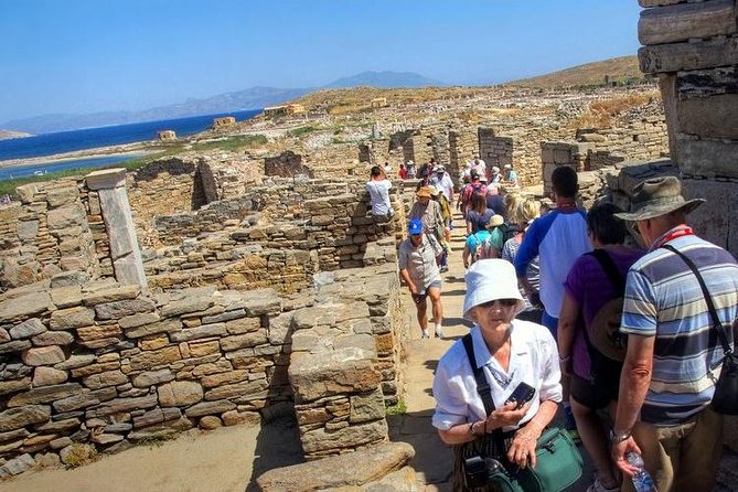 Delos Day Trip from Mykonos - House of Dionysus: the 5.8-meter columns are the wow moment