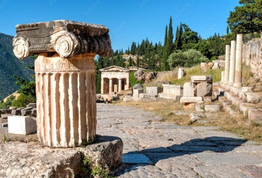 Delphi: Audiovisual self-guided tour with 3D models - The Pythian Games: a panhellenic festival with real scale