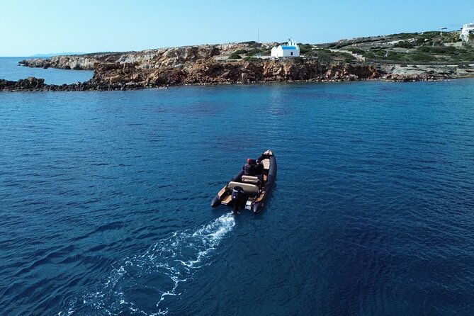 Discover Hidden Gems around Paros | Private Boat Tour - Passing the Antiparos Caves: Scenic Photos From the Boat
