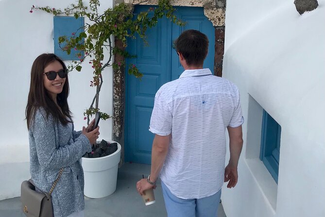Discover the Cultural Heart of Santorini with Mεliton Tours - Pyrgos and Profitis Ilias, where Santorini looks less touristy