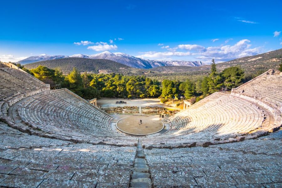 Epidaurus: Temple of Asclepius & Theatre with optional audio - Epidaurus Theatre, where geometry does the talking