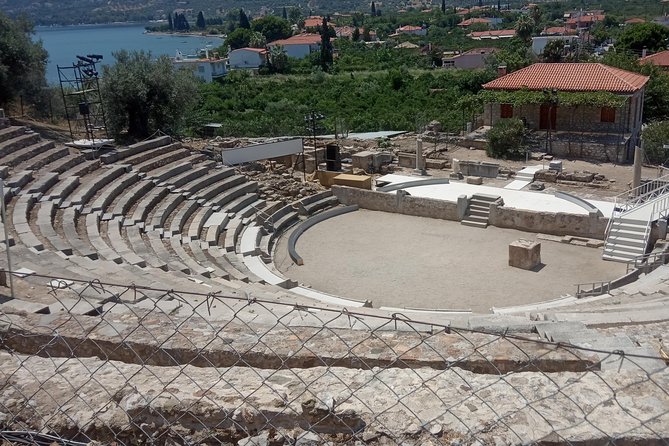 Epidavros sea kayak at the Ancient sunken city tour, small ancient theater - Athina EcoFarm, the organic meal that turns the day into a full loop