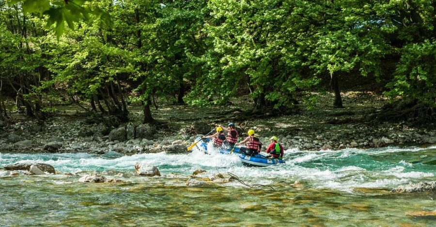 Epirus: Easy Rafting Experience on the Voidomatis River - The short van transfer with real Epirus views