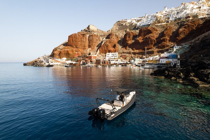 Exclusive cruise experience in Santorini - Aspronisi: the quiet beach-and-water moment