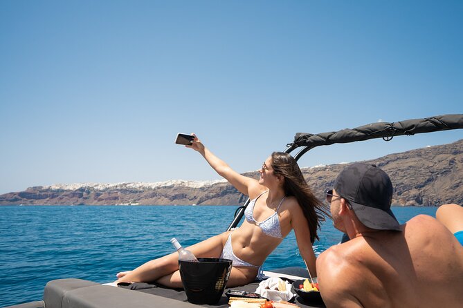 Exclusive cruise experience in Santorini - Food, snorkeling gear, and the small details that change your day
