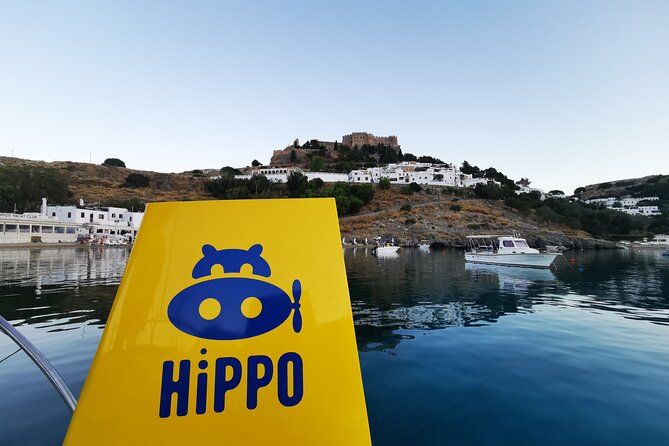 Explore Lindos Aboard the Hippo Submarine - Stop at the Tomb of Kleoboulos: Stories Plus Real Fish Action