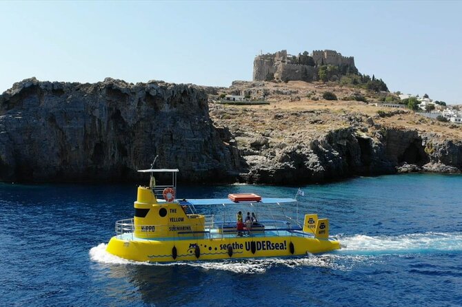 Explore Lindos Aboard the Hippo Submarine - Lindos Beach Stop: A Quick Photo Moment Plus Beach Town Tips