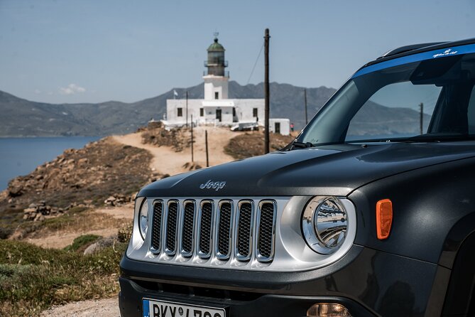 Explore Mykonos with local guide and Jeep Renegade Private Tour - Stop 3: Panormos for a quiet-feeling photo stop