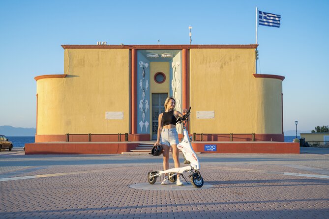 Explore the new town and the medieval town of Rhodes on scooters - 3 hours - Stop 3, Aquarium of Rhodes coastline views and the Casino of Rhodes landmark