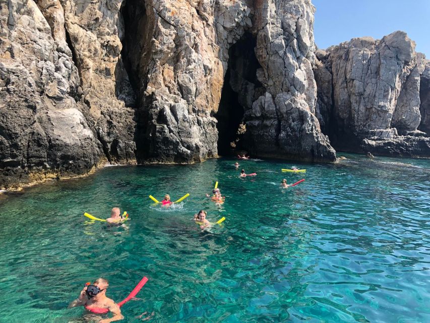 Faliraki: Boat Trip to Afantou Caves, Antony Quinn, Ladiko - Afantou sea caves: the short “wow” moment for cave snorkeling