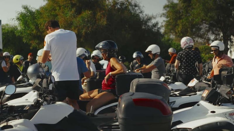 Faliraki: Quad Safari Tour - The route leaving Faliraki, mountains, forests, and real dirt road time