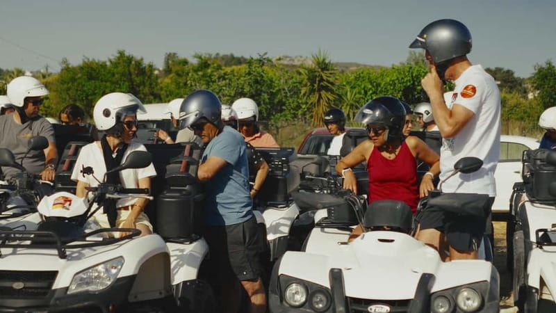 Faliraki: Quad Safari Tour - Quads, helmets, and the rules that keep it exciting