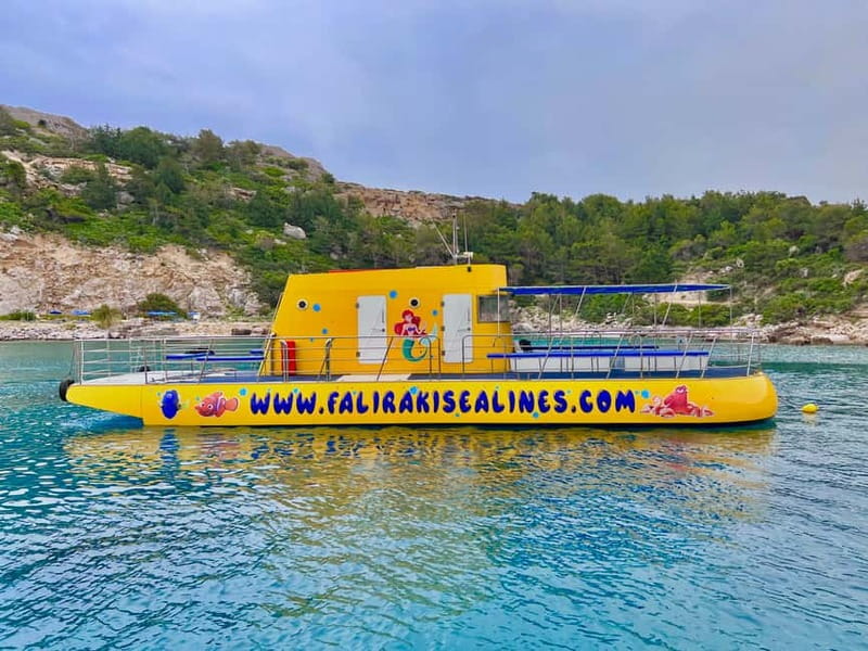 Faliraki: Yellow Sub Cruise to Anthony Quinn Bay & the Caves - Drinks on Board: Unlimited Beer, Soft Drinks, and Water
